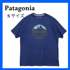 【55】パタゴニア 半袖Tシャツ 38526 ネイビー Sサイズ