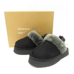 【未使用】ORiental TRaffic オリエンタルトラフィック earth music&ecology アース フェイクムートンシューズ サイズ：M 箱有
