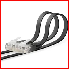 【大特価】エレコム LANケーブル CAT6 7m cat6準拠 スーパーフラット ブラック LD-GF/BK7