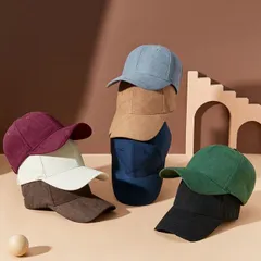 種類2：フリーサイズ59 調節可能/G：バーガンディ フェイクレザー 夏 コーデ オシャレ アイテム メンズ レディース イミテーション PUレザー スエード 野球帽 オール シーズン 快適 シンプル ハット