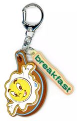 [중고] 열쇠 고리 Mrs. GREEN APPLE breakfast 고무 열쇠 고리 B [[MGA MAGICAL 10 YEARS LANDMARK] POP-UP STORE]