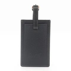 良品 ピアジェ レザー ネームタグ/チャーム メンズ/レディース ブラック 2000000 NSK INH