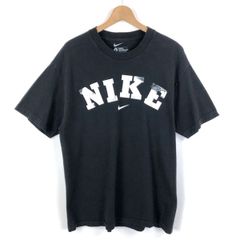 【古着】 NIKE ナイキ Tシャツ ロゴプリント ブラック系 メンズL 【中古】 n054700