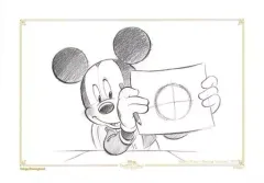 【中古】キャラカード ミッキーマウス(Special Version) ディズニードローイングクラス リファレンスアートコレクション 「ディズニー」