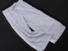 BANANA REPUBLIC バナナリパブリック リネン混 ガウチョ パンツ sizeS/水色 ■◇ レディース