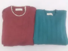 ◇ 《 any SiS エニィスィス まとめ売り2点セット サイズ2のみ 長袖 ニット カットソー レディース 》 E  【1304100014516】