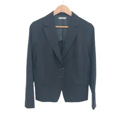 未使用品 Rose Tiara ローズティアラ 大きいサイズ テーラードジャケット サイズ:44  ブラック  レディース 2B　240001112551