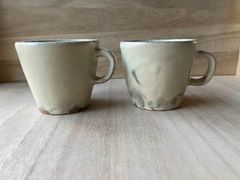 粉引き　ほっこり　マグカップ