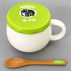 【中古】マグカップ･湯のみ グリーン モロッコヨーグルマグカップ＆スプーンセット2