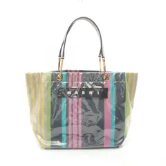 限定値下⭐︎MARNI マルニ　グロッシーグリップ　ビニールバッグ　花柄 限定値下⭐︎MARNI マルニ グロッシーグリップ ビニールバッグ