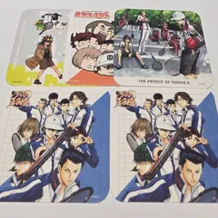 新テニスの王子様　越前リョーマ　手塚国光　不二周助　跡部景吾　ジャンプフェスタ　アートコースター　カード