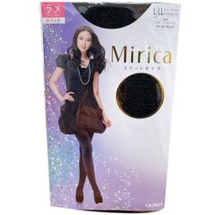 Mirica　ラメタイツ　L-LLサイズ　（ラメカラー/ブラックブラウン）