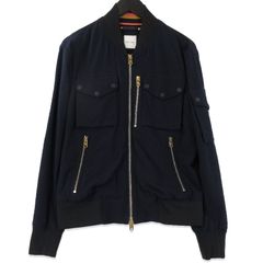Paul Smith ポールスミス ボンバーブルゾン 183114 085S 18SS MULTI POCKET BOMBER BLOUZON ネイビー S71012690