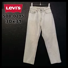 Levi's リーバイス 508-0215 ストレート デニムパンツ ライトブルー ユニセックス 30×31