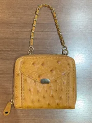 三宝 駝鳥革 ゴールド金具 フォーマル オーストリッチ　SANPO 三宝 駝鳥革 ゴールド金具 フォーマル オーストリッチSANPO