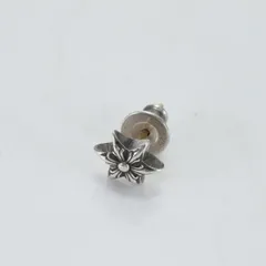 クロムハーツ 14K SV 925 スター スタッド ピアス シルバー アクセサリー おしゃれ 人気 片方用 0.8g メンズ MNT E16-7【中古】のサムネイル