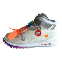 NIKE (ナイキ) ×Off-White AIR FORCE 1 MID WHITE DO6290-100 オフホワイト エアフォース1 ミッドカットスニーカー ホワイト US8.5/26.5cmのサムネイル