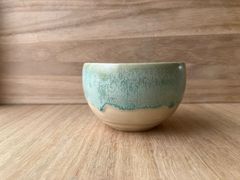 ボウル(小) カップ　グリーン×白