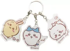 【中古】雑貨 ちいかわ＆ハチワレ＆うさぎ 3連アクリルキーホルダー 「ちいかわ」