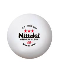 3スター ボール プレミアム クリーン 卓球 抗ウイルス・抗菌 国際卓球連盟公認球 ニッタク(Nittaku) 日本製