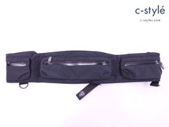 V989 [未使用品] nobisu ノビス ボディバッグ ブラック CYLAR ウエストバッグ ウエストポーチ | Q★