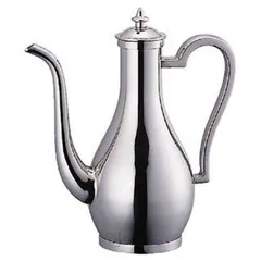 【まとめ買い10個セット品】【 18-8老酒ポット 平渕 小 】【 厨房器具 製菓道具 おしゃれ 飲食店 】