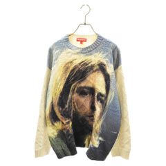 SUPREME (シュプリーム) 23SS Kurt Cobain Sweater カートコバーン プリント ケーブルニット セーター マルチ