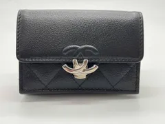CHANEL マトラッセ／3つ折り財布／キャビアスキン 財布　シャネル 