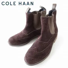 美品 コールハーン エア グレイソン ウィングチップ サイドゴア ブーツ US10 28cm メンズ 靴 d130-32-0146Z