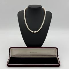 珠7㎜ パールネックレス アコヤ真珠 シルバー 高島屋