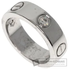 ⚪︎Cartierカルティエ ミニラブ ダイヤ リング WG750 4.8g 9号