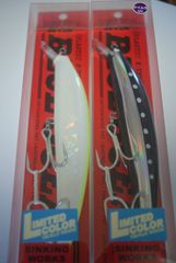 タックルハウス　K-TEN　ブルーオーシャン　BK175SW Sinking 175mm 58g　　シンキングワークス　BK　175　SW 　　2個セット　限定　ユーザーリクエストリミテッドカラー　RQ2パールシェルチャート　RQ４NRケイムラクリアブラック