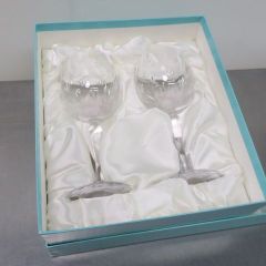 未使用 TIFFANY & Co. ティファニー ペアグラス フローレット ワイングラス