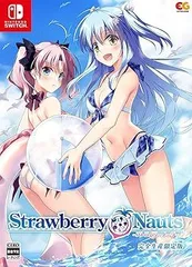 【中古】(未使用･未開封品)Strawberry Nauts 完全生産限定版 - Switch (【特典】もとみやみつき描き下ろしB2サイズタペストリー、みかもとすずめの水着アクリルフィギュア