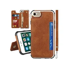 携帯カバー アイフォン6ケース手帳型 カバーiPhone6s 携帯カバー iPhone7 ケース (磁気ボタ-ブラウン 02-iphone )