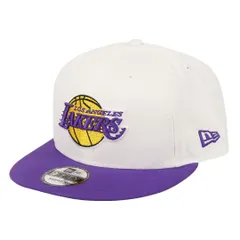 ニューエラ キャップ NEW ERA 9FIFTY NBA レイカーズ ニックス メンズ レディース 帽子 バスケットボール ロゴ ベースボールキャップ ブランド スナップバック ホワイト