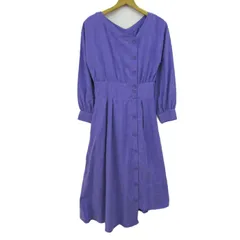 アンデミュウ ロングワンピース 長袖 ブランド トップス レディース Fサイズ うす紫 Andemiu 【中古】