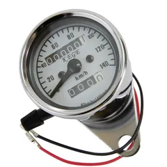 楽天市場】バイク用 機械式 LED ミニ スピードメーター 140km/h