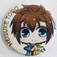 【中古】バッジ・ピンズ(キャラクター) [単品] 藤堂平助 ちびキャラ缶バッチ 「PS Vitaソフト 薄桜鬼SSL～sweet school life～」 ステラセット同梱特典