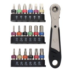 三共コーポレーション trad 19pcs.ラチェットハンドル付ビットセット TRS-1930 0