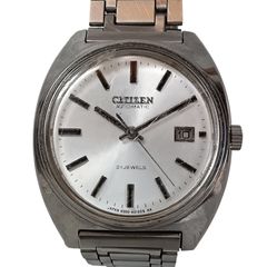 CITIZEN 自動巻き時計 シルバー 21ジュエル 6000-601006 - メルカリ