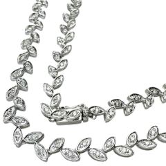 ダイヤモンド 1.62ct ネックレス K18WGホワイトゴールド 18金  18.1g 43cm レディース 【中古】【真子質店】【NN】