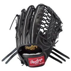 ローリングス☆硬式用☆外野手用グラブ☆美中古品☆ブラック×タン☆ 硬式 PRO PREFERRED Wizard #02 Embossed [外野手用] サイズ
