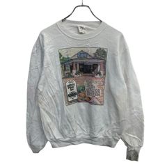 90s】“THE WEATHER” プリントスウェット USA製 - メルカリ