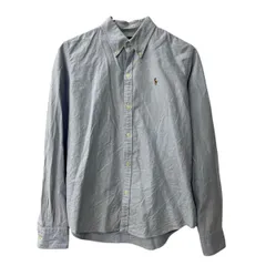 Ralph Lauren 長袖 無地シャツ S～ ライトブルー ラルフローレン 無地 シンプル ワンポイントロゴ 長袖シャツ トップス 春物 a710-6501