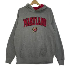 STADIUM/スタジアム パーカー フーディー プルオーバー フロント刺繍 オーバーサイズ ビッグシルエット CHINA製 メンズ L グレー