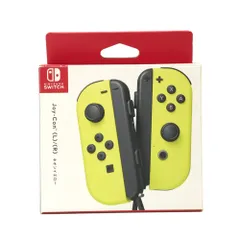 ● 任天堂 周辺機器 Joy-Con (L)/(R) ネオンイエロー 開封品