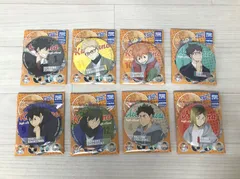 △A009-333 タカラトミーアーツ ハイキュー！！ ShoesFit 缶バッジ 黒尾 研磨 及川 岩泉 影山 月島 日向 山口 8種セット