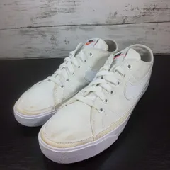 NIKE WMNS COURT LEGACY CNVS ナイキ ウィメンズ コート レガシー キャンバス スニーカー ホワイト 白 24cm CZ0294-100 L08611