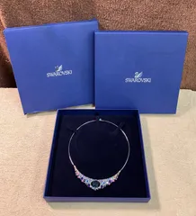 ネックレス スワロフスキー マルチカラー シルバー